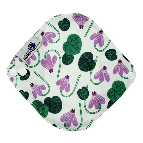 Product - Sanitary Pad Liner Purple Water Lily Back