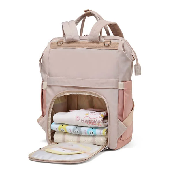 Large Backpack Pink Open Back Items