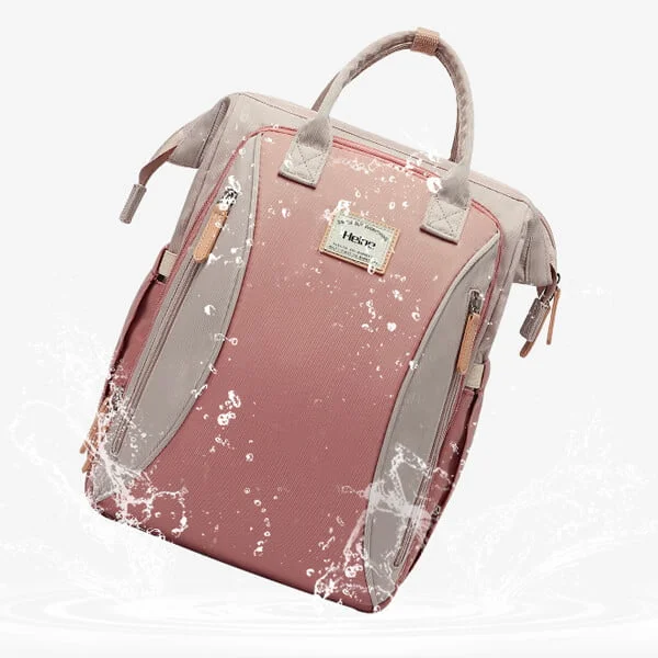 Large Backpack Pink Open Front Waterproof