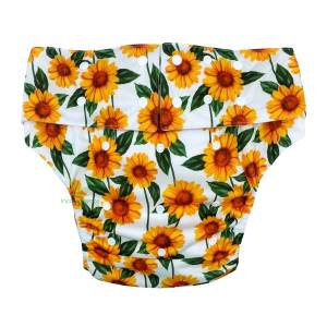 Adult Nappy Sunflowers Front
