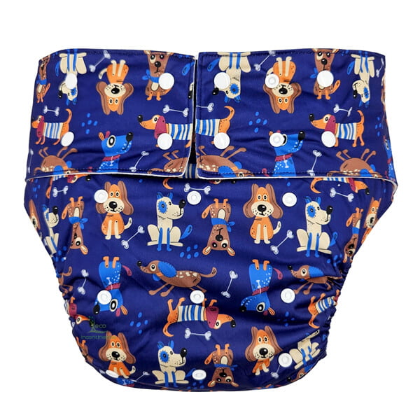 Adorable Dogs Adult Cloth Diaper